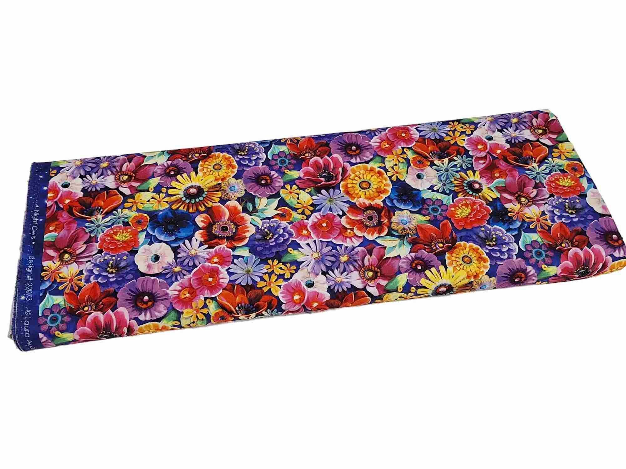 Tela Night Owls Flores - Imagen 3