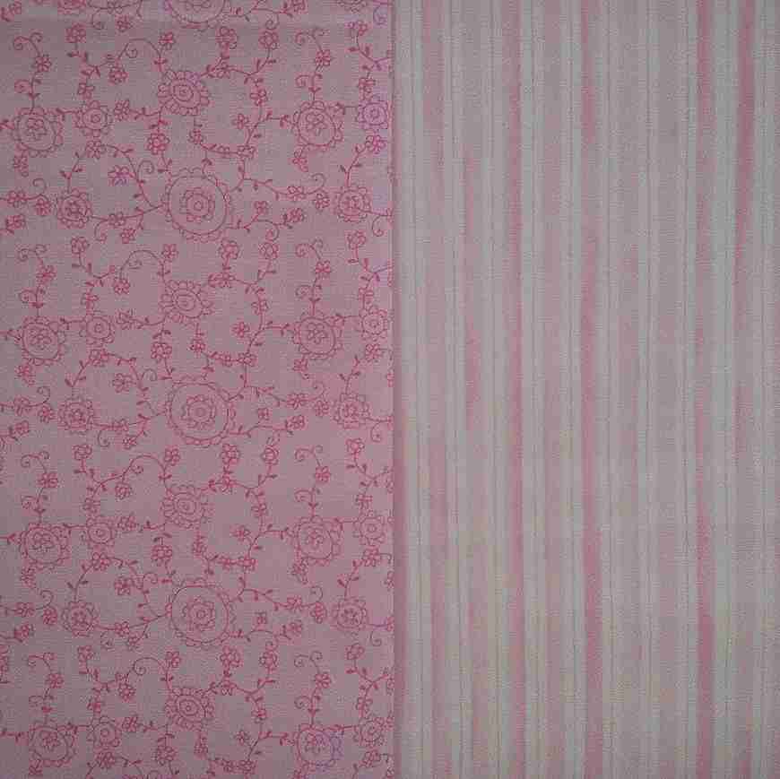Tela "Flores Rosa" - Imagen 3