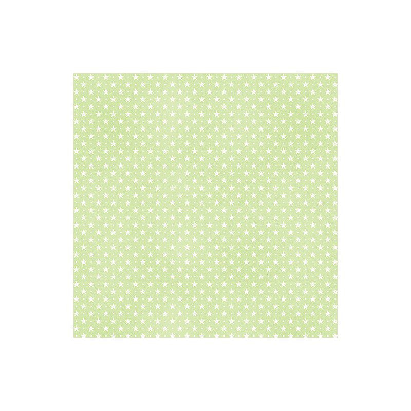 Tela ABC Estrellitas Verde