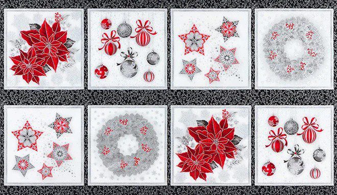 Panle Holiday Flourish Metalic