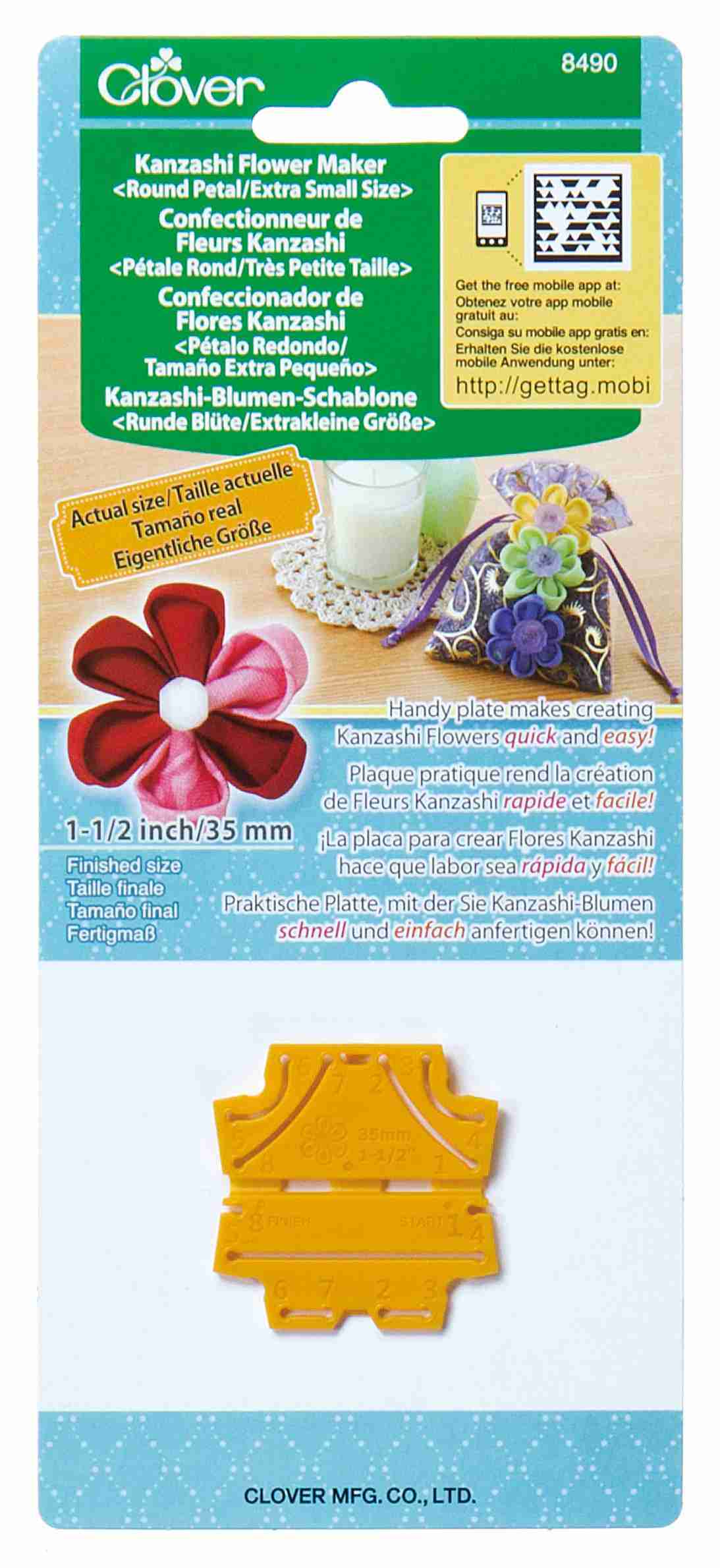 Plantilla Para Hacer Flores Kanzashi