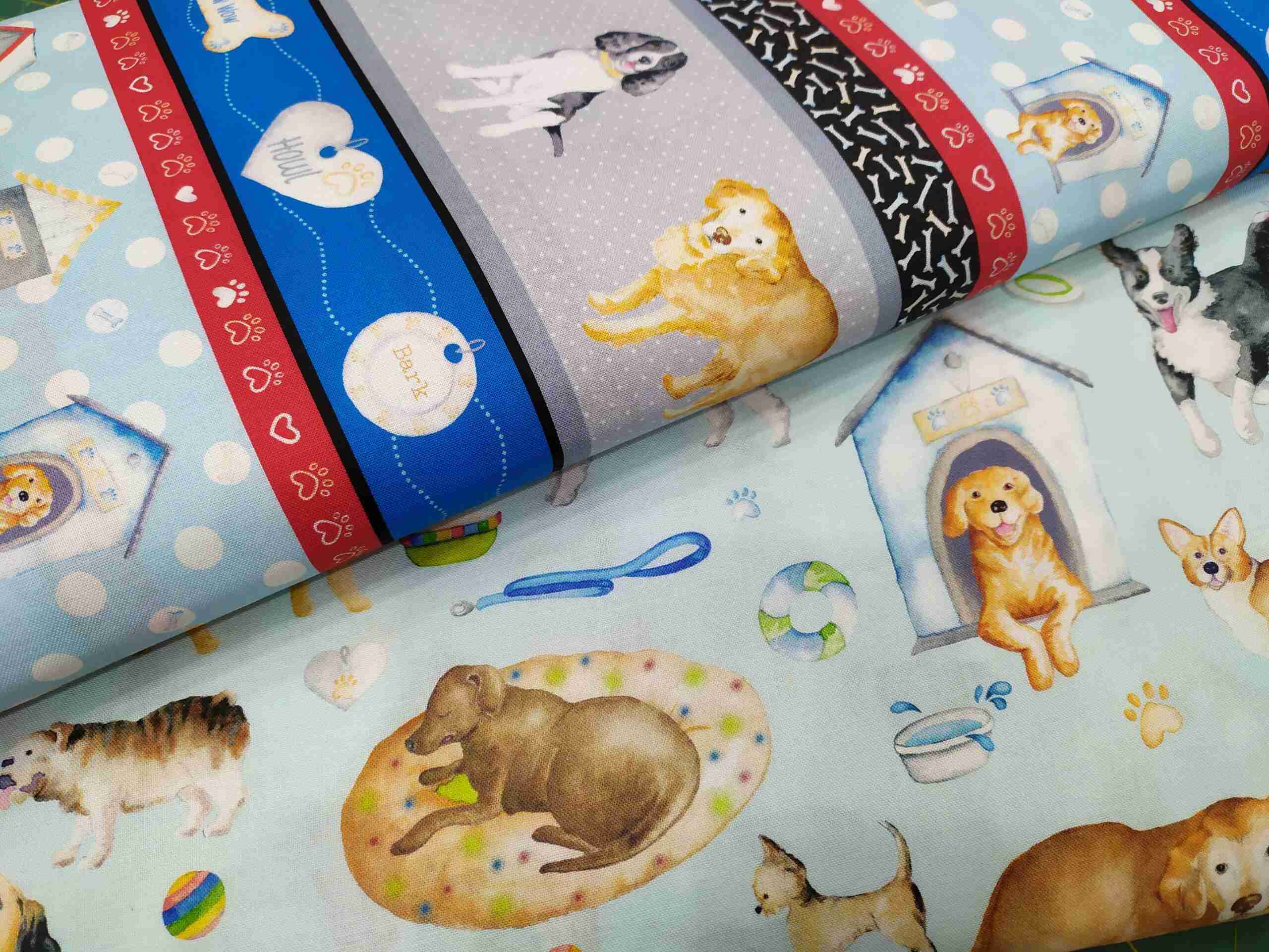 Tela Cenefa de Perros - Imagen 3