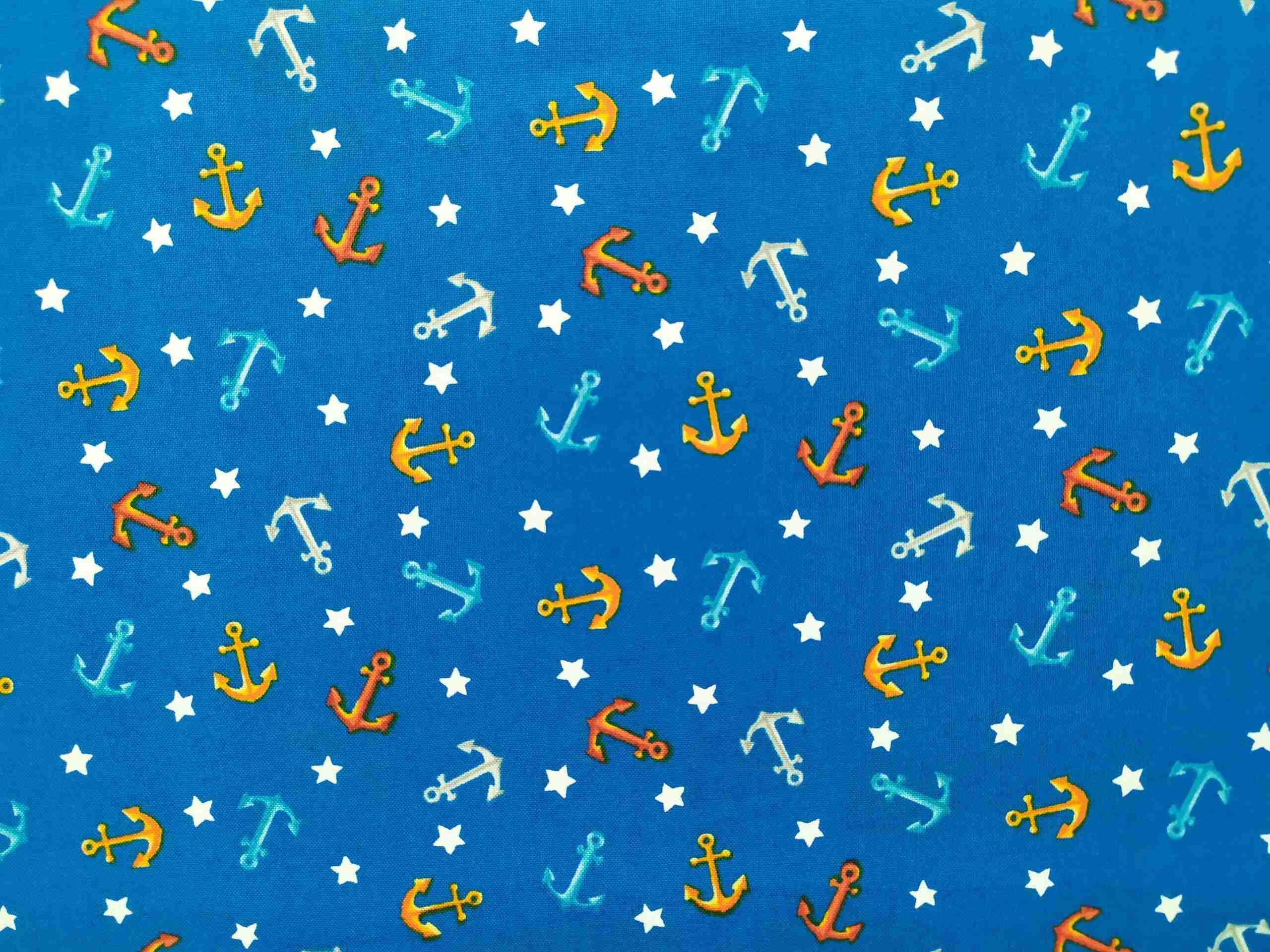 Tela Anclas Marineras