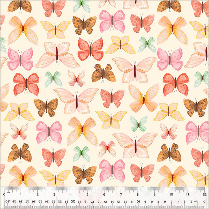Tela Petal Pixies Mariposas