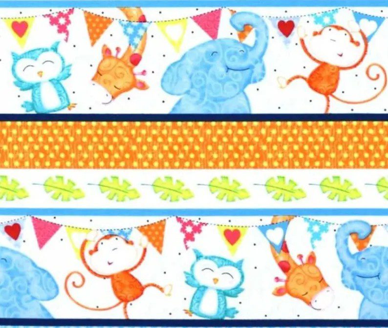 tela baby love, cenefa, tela de patchwork infantil