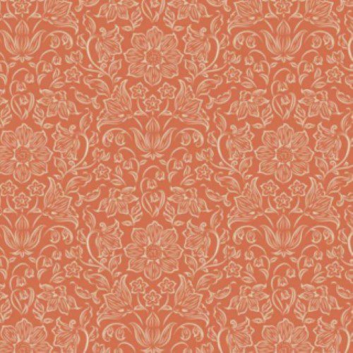 Tela Tilda Songbird Lila Coral