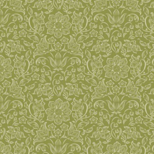 Tela Tilda Songbird Lila Green