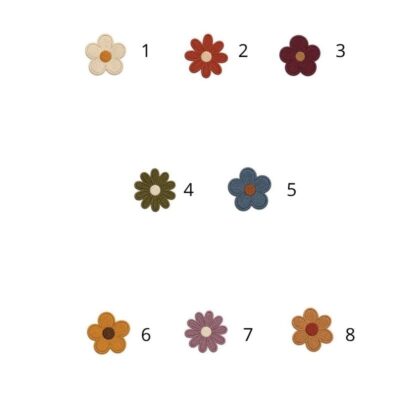 Parches Termoadhesivos Miniflores Bordadas