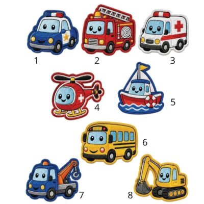 Parches Termoadhesivos Vehículos Bordados