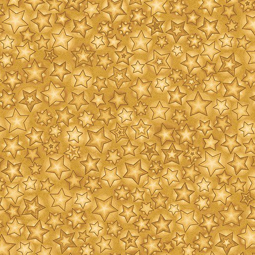 Tela de Algodón Navideña 12 Days of Christmas Estrellas