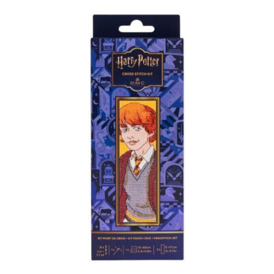 Kit Punto de Cruz Marcapaginas Ron Weasley Harry Potter DMC