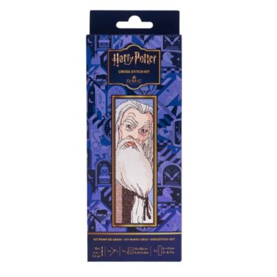 Kit Punto de Cruz Marcapaginas Dumbledore Harry Potter DMC
