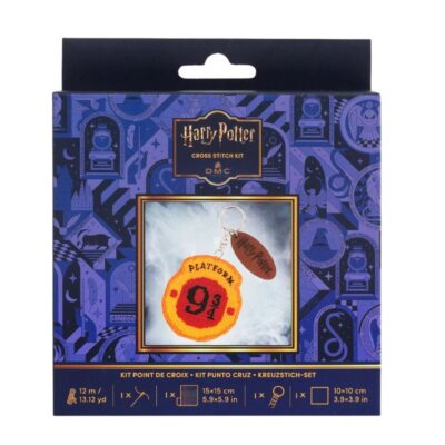 Kit Punto de Cruz Llavero Anden 9 3/4 Harry Potter DMC