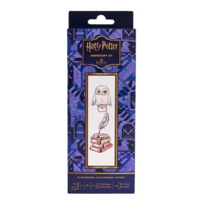 Kit de Bordado Marcapaginas Hedwig Harry Potter DMC