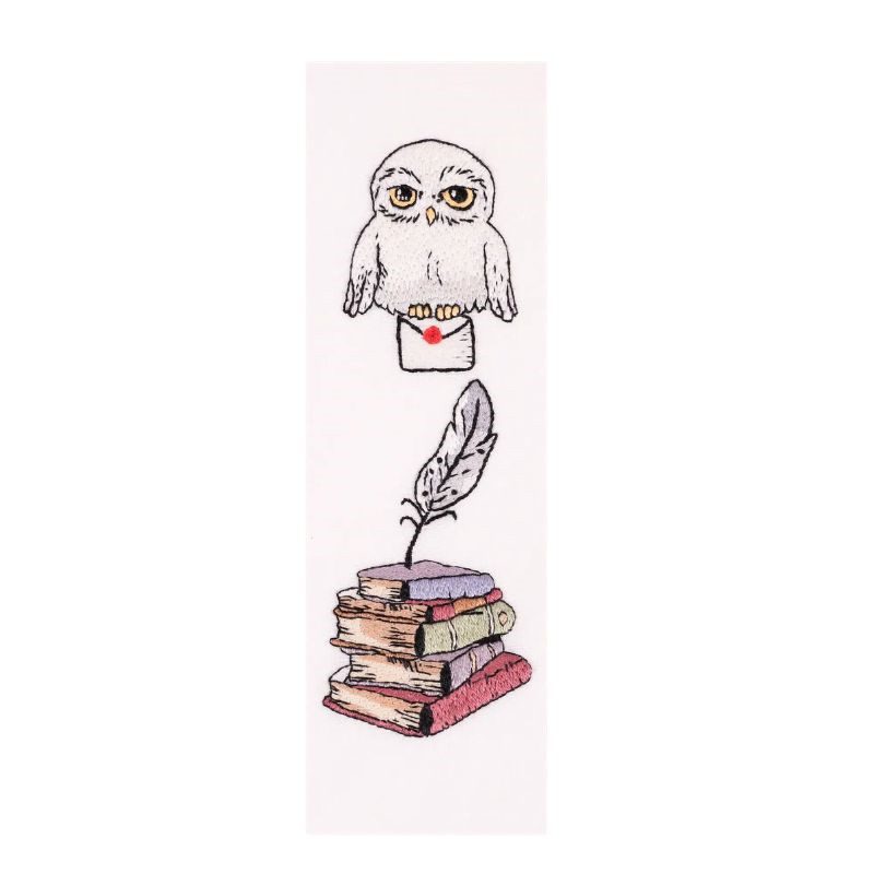 Kit de Bordado Marcapaginas Hedwig Harry Potter DMC - Imagen 2