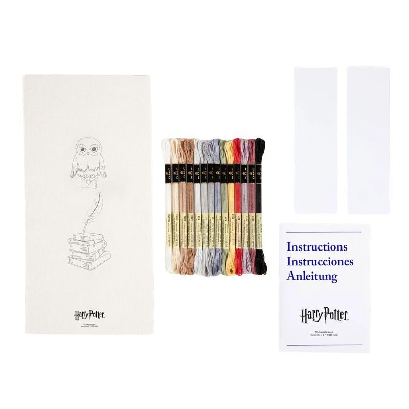 Kit de Bordado Marcapaginas Hedwig Harry Potter DMC - Imagen 3