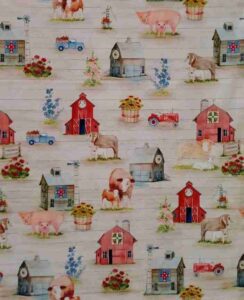 Tela de patchwork En la Granja