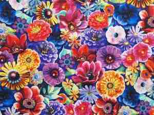 Tela Night Owls Flores