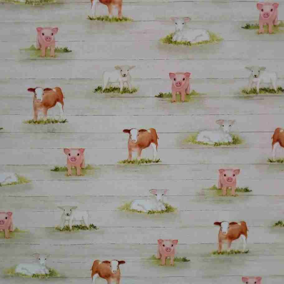 Tela Animales de Granja