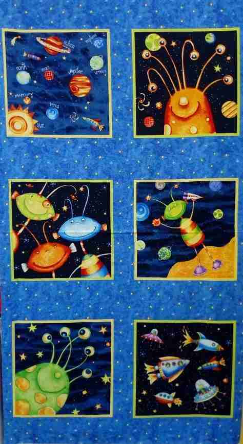 Panel Marcianos En El Espacio