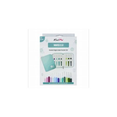 Set de 14 Ganchillos KnitPro Waves 2.0 Grande